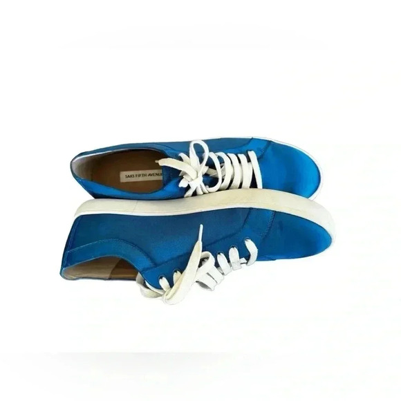 Saks Fifth Avenue Tia Satin Low Top Sneakers, size 9 - Picture 5 of 15